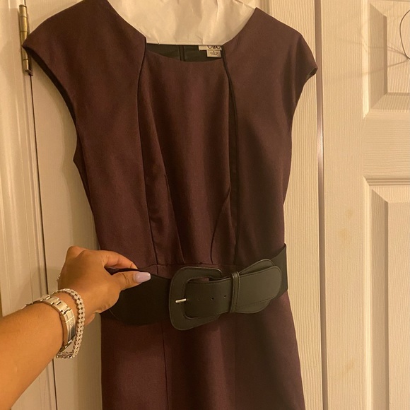 Gorgeous & Classy Plum Dress. Like New! Size US 6 - Picture 2 of 3